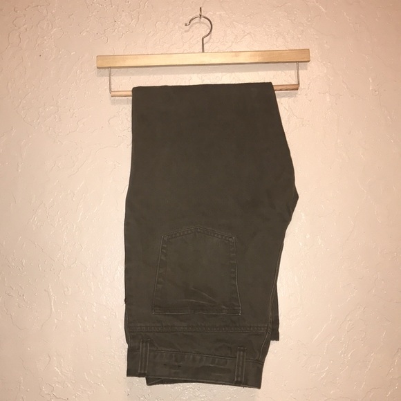 Carbon Jeans with belt mens size 34X32 olive green - Picture 10 of 13